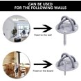 thumbnail image 4 of Yoga Trapeze Ceiling Anchor, Gymnastic Rings Aerial Hammock Stand, Fight Ropes, Hanging Straps, Resistance Band, 4 of 5