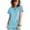 Baby Blue, variant on Solid Color Medical Uniform Nurses Uniforms for Women's Loose Short Sleeve Breathable Nurse Uniform S-2XL