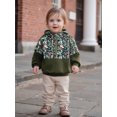 thumbnail image 4 of Miaouyo Kid Baby Boy Fall Sweatshirt Hoodies Camouflage Half Zip-up Long Sleeve Hooded Sweatshirt, 4 of 9