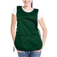 thumbnail image 4 of DALIX Cobbler Apron 2 Pockets Smock Regular Double Sided Aprons 28.5" x 18.5" in Dark Green, 4 of 6