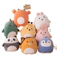 thumbnail image 1 of Lindos animales de peluche Squishy Animal cilíndrico cuerpo almohada Super suave dibujos animados abrazando juguete regalos Kawaii almohada oso de fresa Juguete, 1 of 6
