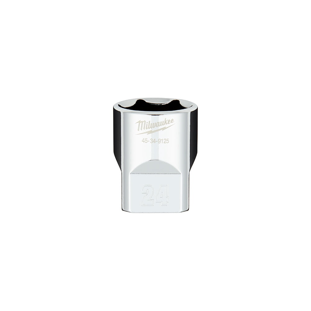 Milwaukee 45-34-9039 1/4 Inch Drive 13mm Metric 6-Point Socket – Chrome, Professional Grade Tool