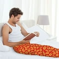 thumbnail image 6 of Picia A Big Hot Dog Mens Soft Woven Cotton Elastic Waistband Sleep Pajama Pant Lounge Sleep Pant With Pockets And Drawstring-XX-Large, 6 of 9