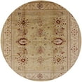 thumbnail image 1 of Ahgly Company Indoor Round Mid-Century Modern Light Brown Oriental Area Rugs, 8' Round, 1 of 6