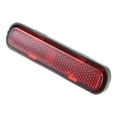 thumbnail image 5 of 4 Pcs M5x0.8 Red Plastic Universal Rectangular Screw Mount Reflective Warning Reflector for Motorcycle, 5 of 6