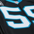 thumbnail image 7 of Men's Mitchell & Ness Luke Kuechly Black Carolina Panthers 2013 Authentic Throwback Retired Player Jersey, 7 of 7