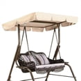 thumbnail image 4 of Cubierta Superior para Columpio Aire Libre, Cubierta para Silla, Cubierta para Toldo, Columpio para Parque, Refugio Lluvia, Cubierta Impermeable para Muebles Color Café, 4 of 6