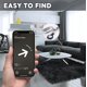 thumbnail image 3 of Airtag Keychain Holder, Full Protection Airtag Case with Metal Key Ring (1Pack Black), 3 of 5