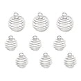 thumbnail image 4 of Sonducket 30 piezas de jaulas de cuentas en espiral, soporte de bola hueco elástico de cristal decorativo, accesorios de manualidades para Ropa, zapatos y accesorios Miscelánea, 4 of 6