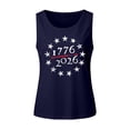 thumbnail image 3 of WAYUTE Women's Tank Tops 4th of July Loose Sleeveless Patriotic US National Flag Print Tank Top for Independence Day Summer Outdoor, 3 of 3