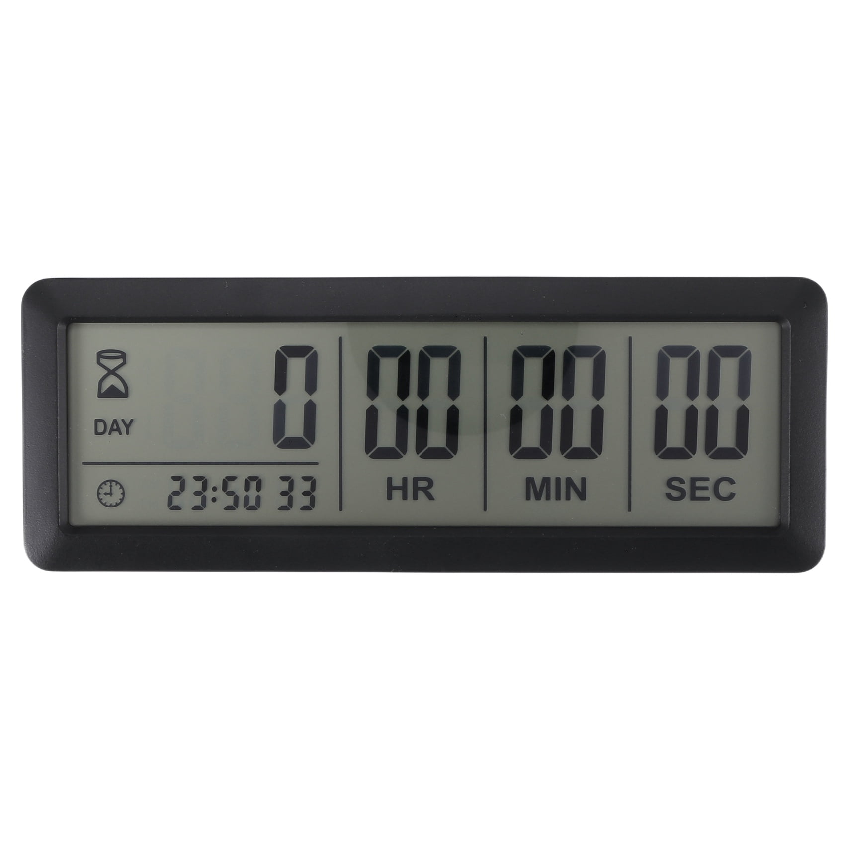 Big Digital Countdown Timer Clock - 999 Count Down Clock Timer for  Graduation Lab Kitchen (Black) 