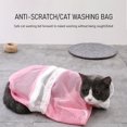 thumbnail image 4 of Bolsa De Baño Para Gatos, Bolsa De Ducha Para Gatos, Bolsa Antimordeduras Y Antiarañazos Para Inyección, Examen, Recorte De Uñas, Bolsa De Sujeción Multifuncional Para Gatos matsuzay PT002536-01, 4 of 6