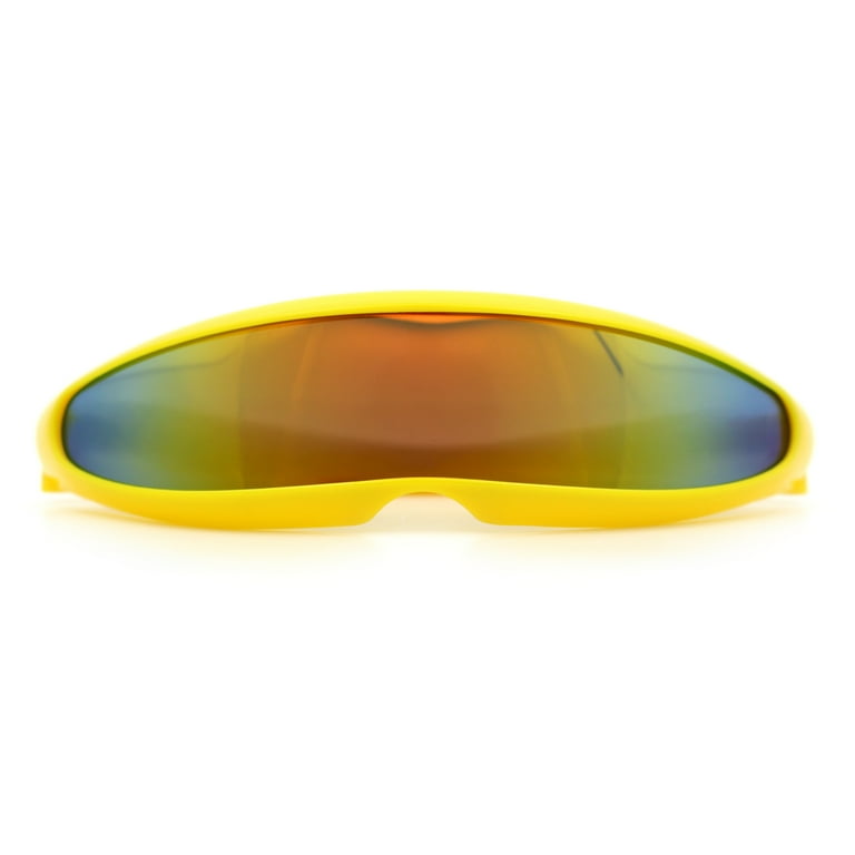 Mirror Lens Monolens Cyclops Robotic Futuristic Sunglasses  display picture 3