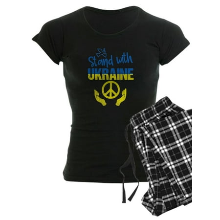 

CafePress - Support Ukraine I Stand With Ukraine P Pajamas - Women s Dark Pajamas