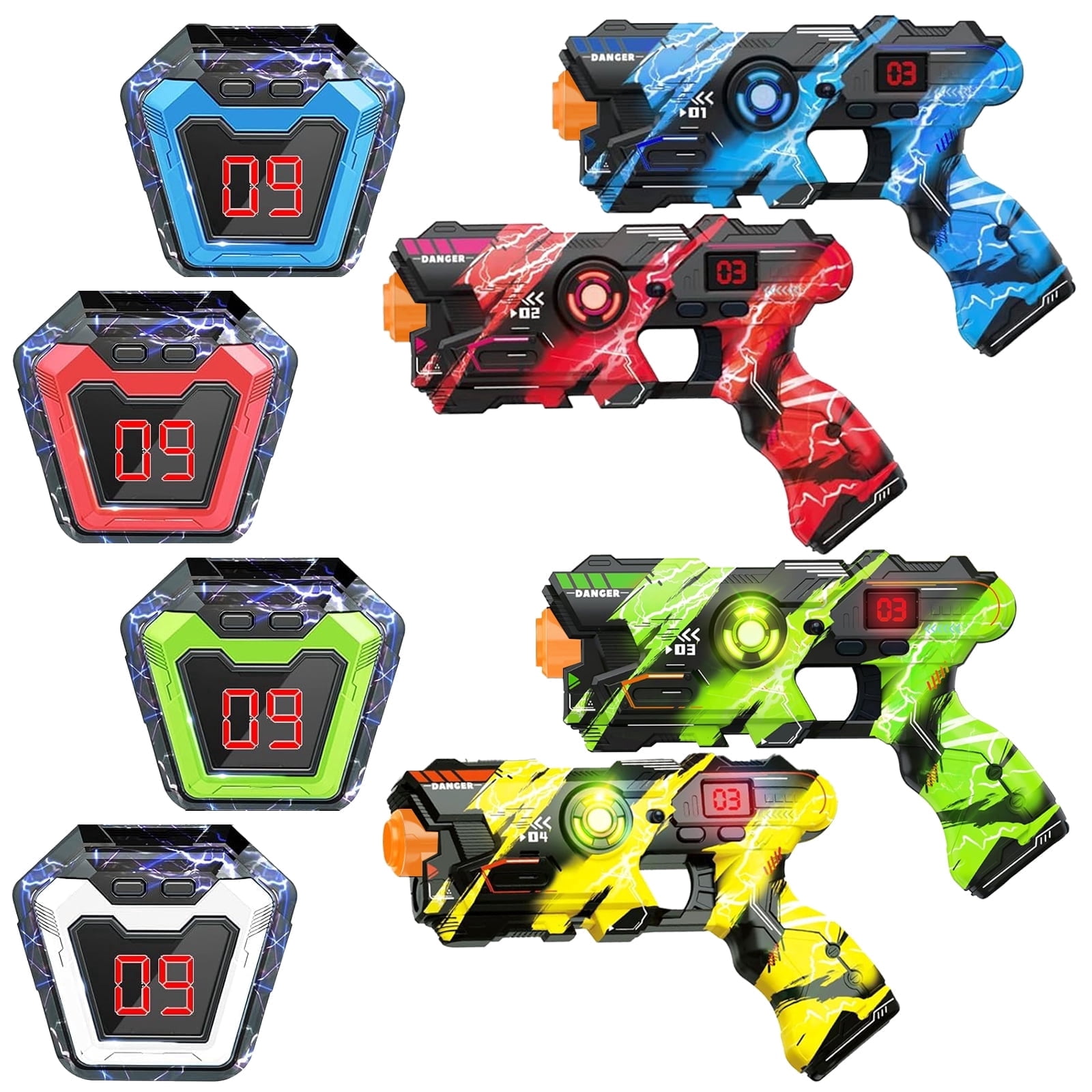 Laser X Revolution Blaster-to-Blaster 4-Pack - Walmart.com