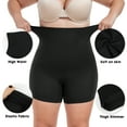 thumbnail image 5 of MISS MOLY Women's Plus Size Shapewear Tummy Control High Waist Shorts Shaping Boyshorts Butt Lifting Panties, 5 of 6
