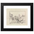 thumbnail image 2 of Hercules Brabazon Brabazon 24x20 Black Modern Framed Museum Art Print Titled - Quay of St. Tropez, 2 of 5