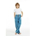 thumbnail image 2 of HiddenValor Big Boys Cotton Pajama Lounge Pants - Cyan Blue, Medium, 2 of 6