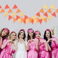 thumbnail image 5 of 5Pack Party Decorations Triangle Flag Pennant Banner Bunting for Graduation Birthday Wedding Party Decorations SuppliesDark Orange Light Orange, 5 of 5