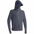 thumbnail image 3 of JoveMarine Mens Long Sleeve Sun Protection - Shirts UPF 50+ Lightweight Zip Up Hoodie Men Breathable UV Resistant Casual Fashion Summer Jacket for Women Men,Dark Gray 4XL, 3 of 6