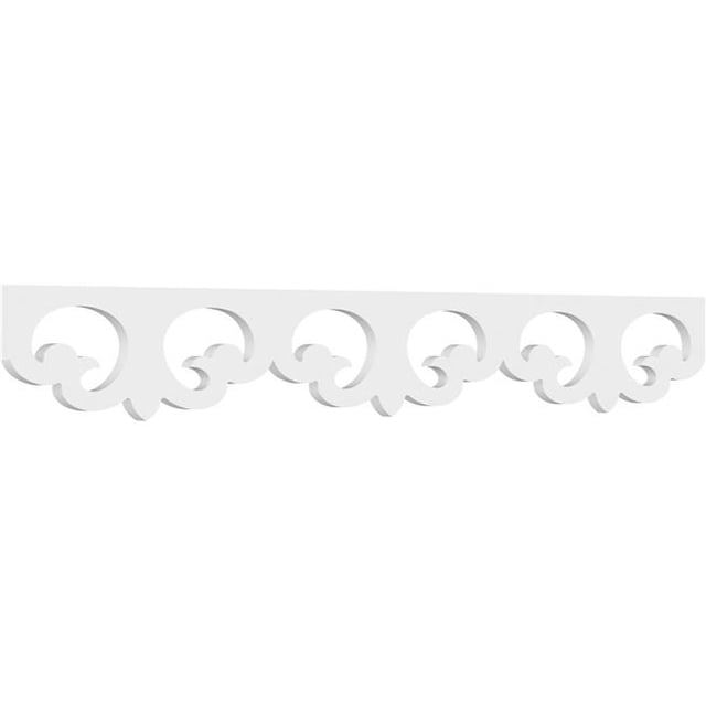 Ekena Millwork RUNP06X0625X48LEO 6 x 48 Po Pas 0,62 Po Leora Architecture Grade PVC Course Garniture