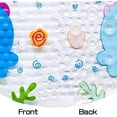 thumbnail image 2 of Alfombrilla de baño Inserto para bañera Alfombrilla de baño para bebé Suckers oceánicos Alfombrilla antideslizante de plástico Aspecto agradable Alfombrilla de baño antideslizante Diseño de, 2 of 5