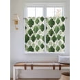 thumbnail image 2 of Sage Green Geometric Moroccan Living Room Curtains 2 Panel, Abstract Art Ombre Modern Cafe Window Treatment, Farmhouse Bedroom Bathroom Kitchen Curtains Drapes 104"x54", 2 of 6
