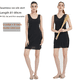 thumbnail image 2 of Vestido de verano de talla grande para chica gordita, de seda helada, ultrafino, sin costuras, de tela suave y agradable al tacto, camisón sexy con base de tirantes, 2 of 6