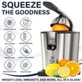 thumbnail image 2 of Eurolux Electric Citrus Juicer Power Pro - With 300 Watts of Power, This is The Most Powerful Juicer, for an Easy Smooth Juicing Experience | with It, 2 of 7