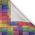 thumbnail image 4 of Ambesonne Abstract Valance Pack of 2, Rainbow Colors Squares, 54"X12", Multicolor, 4 of 5