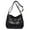Black, variant on Fashnice Women Shoulder Bags Adjustable Strap Crossbody Bag Large Capacity Soft Purse Multi Pockets Ladies Fashion Metal Zipper Light Brown