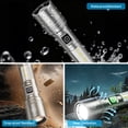 thumbnail image 5 of LED Flashlight Rechargeable, 6 Modes High Lumens Power Display Flashlights, Small Handheld Pocket Powerful Lights, Zoomable Torch Light For Hiking Hunting Camping Emergency, 5 of 8