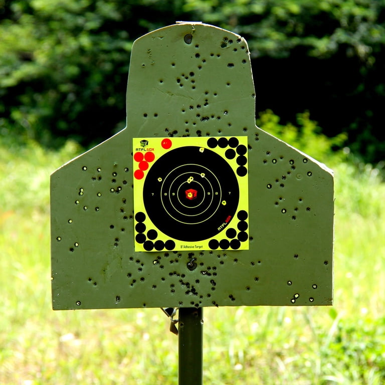 Led Bullets Target Target Practice 8-Inch Splatter Shooting Target Stickers - 10 Pack ...