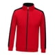thumbnail image 1 of Chaqueta polar con cremallera completa ajuste clásico para mujer hombre Ropa deportiva Rojo l Macarena, 1 of 8