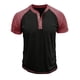thumbnail image 4 of pstuiky Mangas cortas para hombre, Blusa informal de manga corta con cuello vuelto y media cremallera para hombre camisas casuales para hombre m, 4 of 6