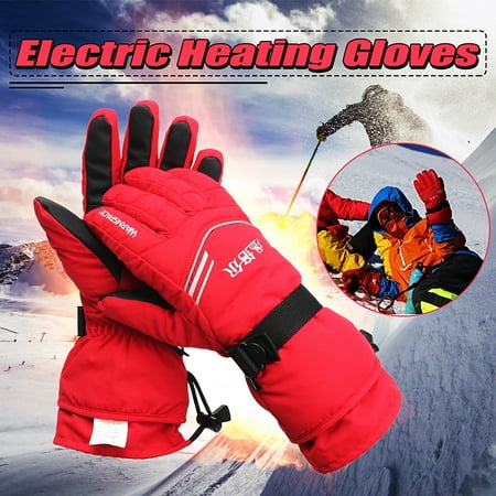 H2o Motorcycle Gloves - Electric Heated Gloves Rechargeable Battery Outdoor Work Motorcycle Hands Warmer M/XL Size