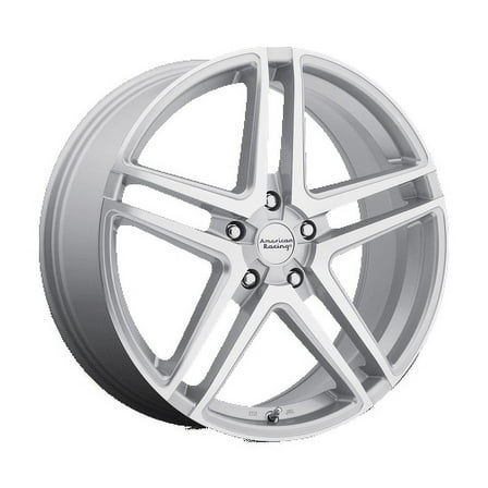 American Racing Aluminum Rim AR907 16X7in Bright Silver Machined Face Finish, AR90767012440