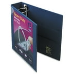 Avery Heavy-Duty View Binder w/Locking 1-Touch EZD Rings, 2" Cap, Navy Blue