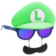 thumbnail image 1 of Gafas de sol Sun-Staches Luigi Nintendo con protección UV400, licencia oficial, 1 of 8