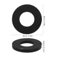 thumbnail image 3 of HEALEEP 1Ensemble Joint Absorbant les Chocs pour Porte de Voiture Rond Moderne Anti-Vibration Rond 8X0.3In, 3 of 8