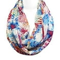 thumbnail image 3 of Wrapables® Retro Lightweight Infinity Scarf, Savanna Blue, 3 of 7