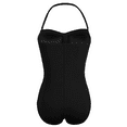 thumbnail image 5 of Hilor Womens Strapless One Piece Swimsuit Bandeau Bathing Suits Sexy Slimming Swimwear, 5 of 7