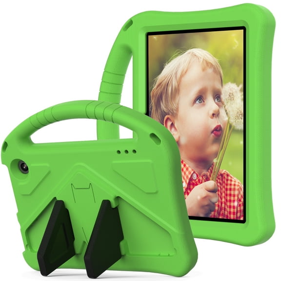 Tablet Protective Case Kindle Fire DH 7 (2022),Fire DH 7" Tablet Case,Shockproof Handle Stand Kids Case,Tablet Case Compatible with Kids Shockproof Case,Kids Friendly Lightweight, Green