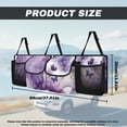 thumbnail image 6 of KUIFORTI Car Trunk Organizer, Purple Butterfly Car Accessories Marble Car Organizer for SUV/Truck/MPV, Hanging Car Storage Organizer with 4 Pocekts, Frees Trunk Floor, Sturdy Space Saving Expert, 6 of 6