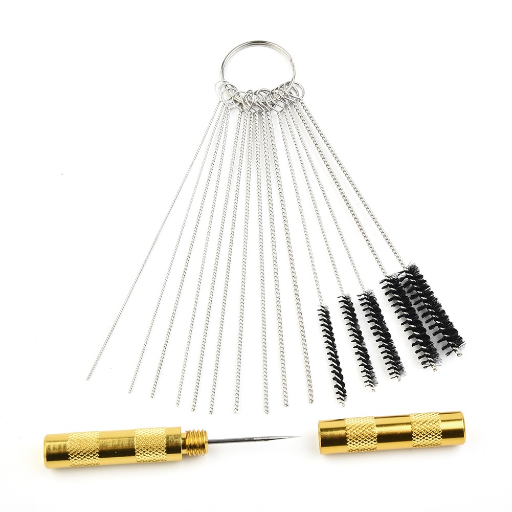16-Piece Windshield Washer Jet Nozzle Cleaning Tool Kit – Water Stain Remover