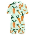 thumbnail image 4 of Jamicy Pyjama Mode Femme Mode Décontractée Imprimé T-Shirt à Manches Courtes à Col à Revers avec Short Ample Confortable Ensemble de Pyjama pour la Maison, 4 of 4