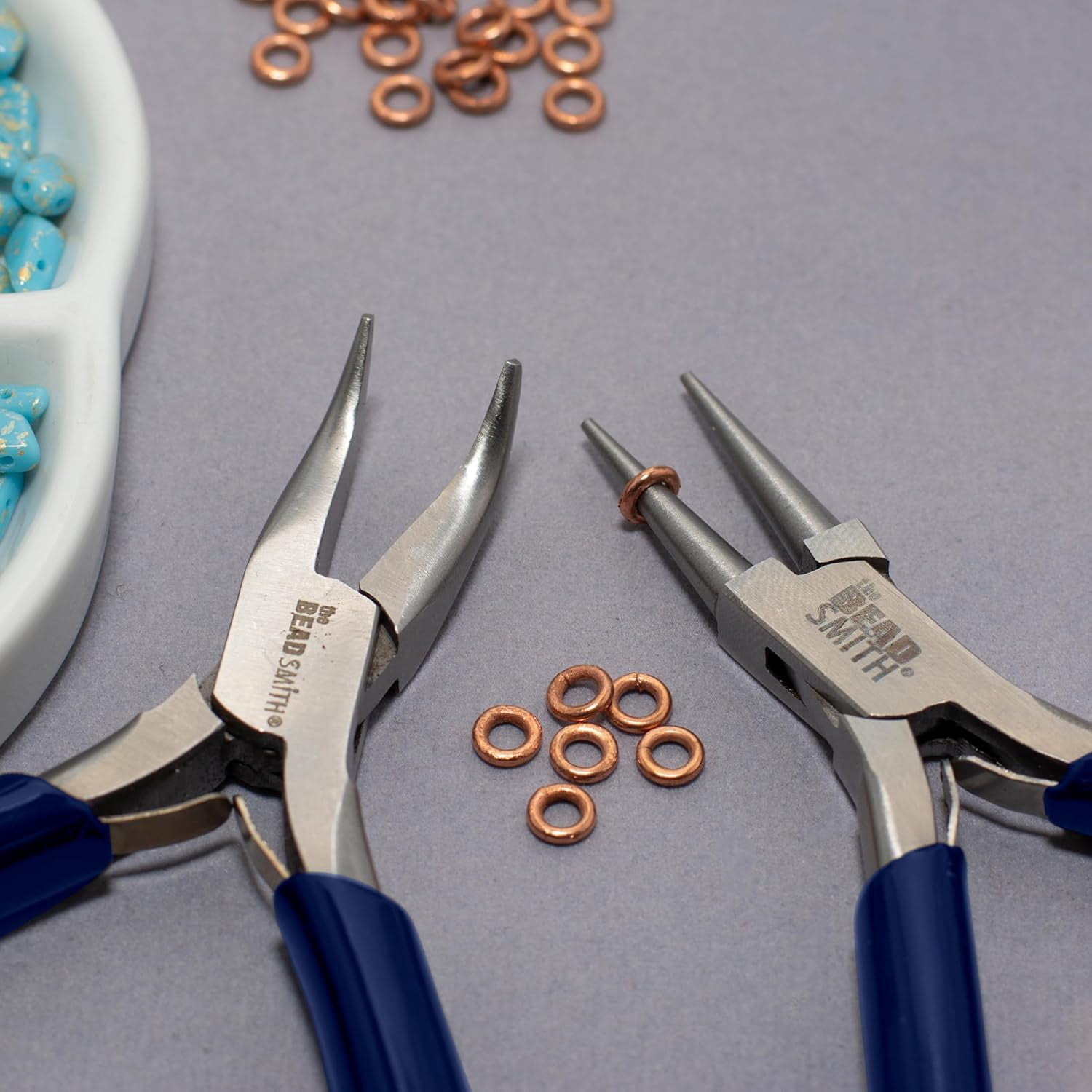Bent Chain-Nose Pliers for Crafting and Repair, Jewelry Making Supplies