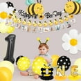 thumbnail image 6 of Hegbolke First Birthday Party Decorations Kits, 9.84 x 8.86 x 2.95 in Cardboard Honey Bee, 6 of 7