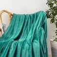 thumbnail image 2 of Black King Size Solid Flannel Throw Plush Cozy Super Soft Warm Bed Blanket, 2 of 4