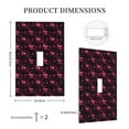 thumbnail image 3 of Daiia Vintage Psychedelic Pattern Decorator Wall Plate Child Safe Outlet Cover, Switch and Outlet Covers,Size 1-Gang 5.0" x3.0" , Polycarbonate Thermoplastic-Style T, 3 of 6